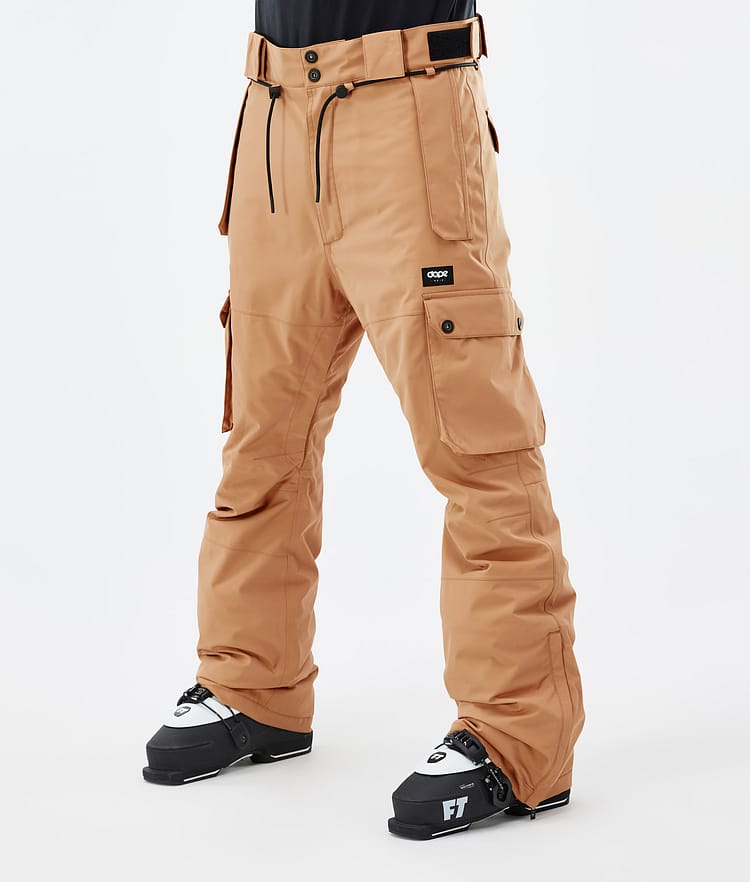 Dope Iconic Ski Pants Men Khaki Yellow | Dopesnow.com