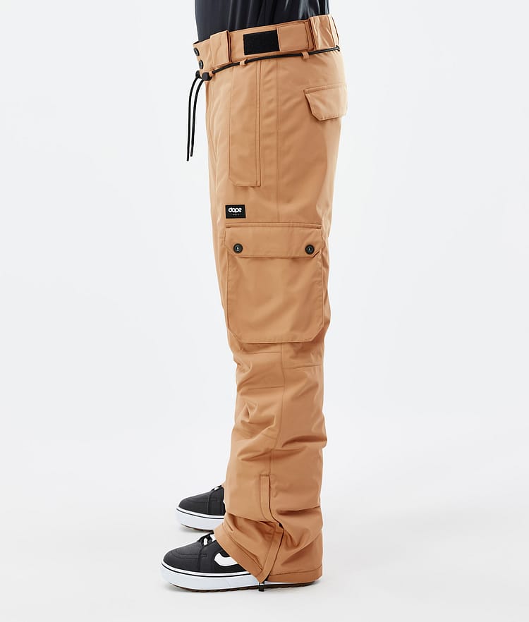 Iconic Snowboardbyxa Herr Khaki Yellow