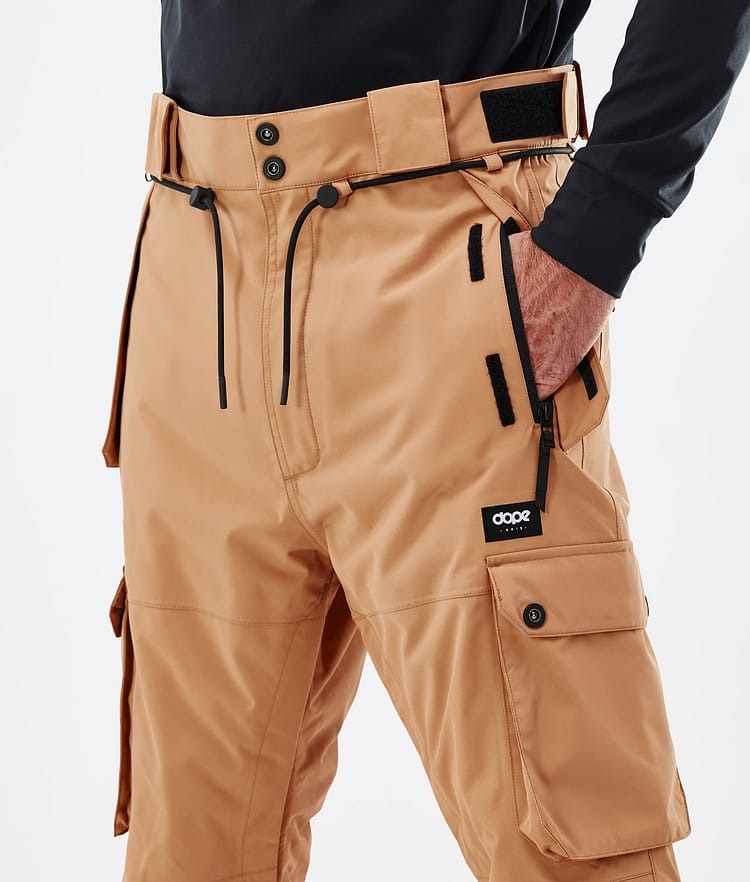 Iconic Pantalon de Ski Homme Khaki Yellow, Image 4 sur 6