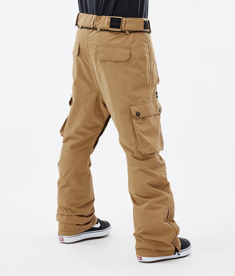 Dope Iconic Snowboard Pants Men Gold | Dopesnow UK