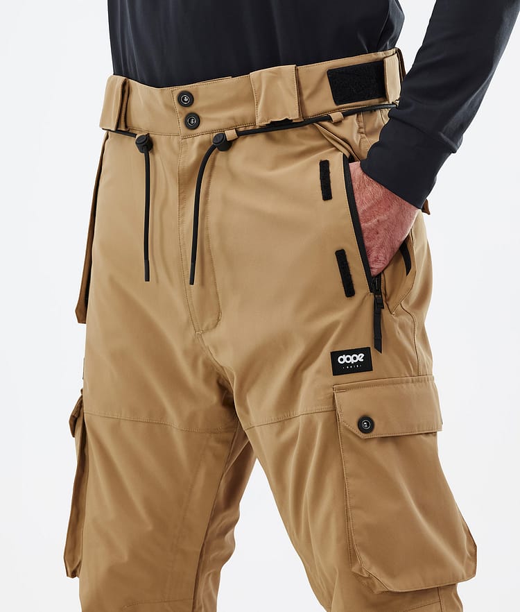 Iconic Kalhoty na Snowboard Pánské Gold