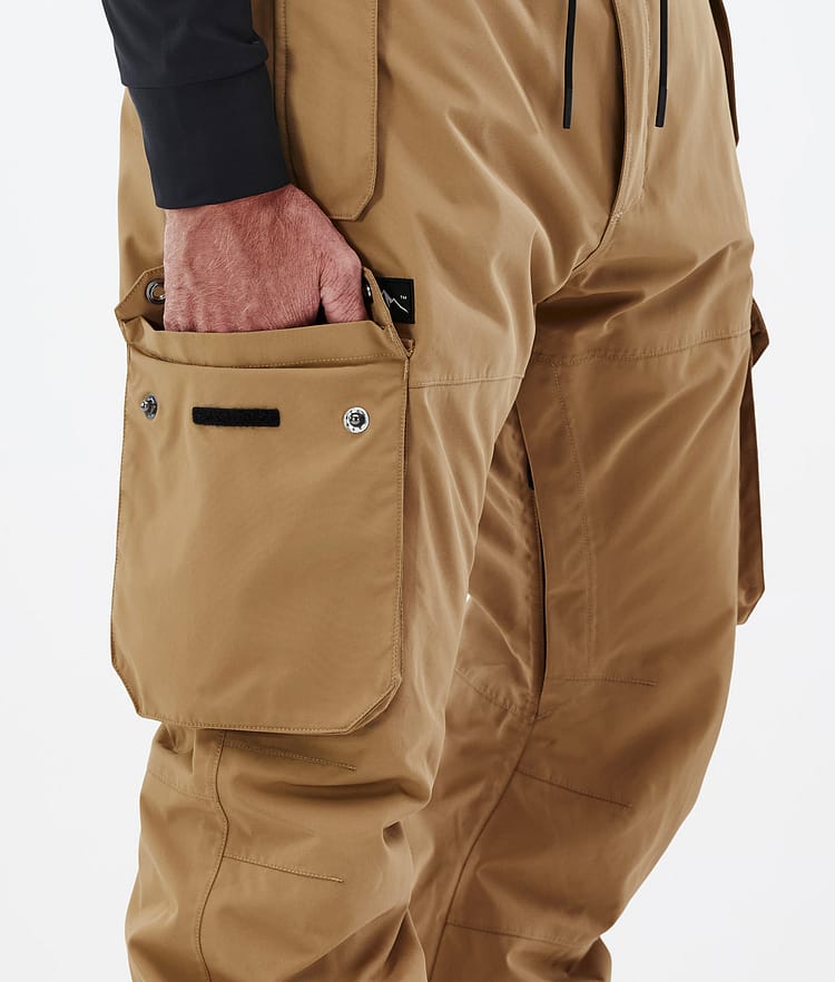 Iconic Snowboard Pants Men Gold, Image 5 of 6