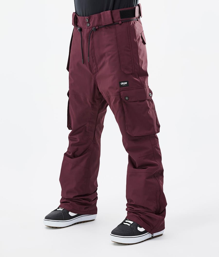 Iconic スノボ パンツ メンズ Don Burgundy