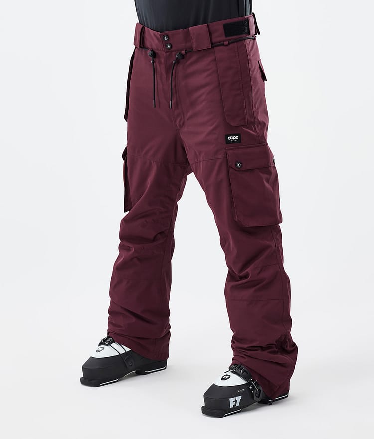Dope Iconic Ski Pants Men Don Burgundy | Dopesnow.com