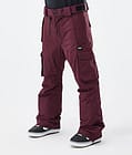 Iconic Snowboard Broek Heren Don Burgundy Renewed, Afbeelding 1 van 7