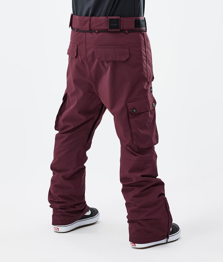 Dope Iconic Pantalones Snowboard Hombre Burgundy - Color Burdeos