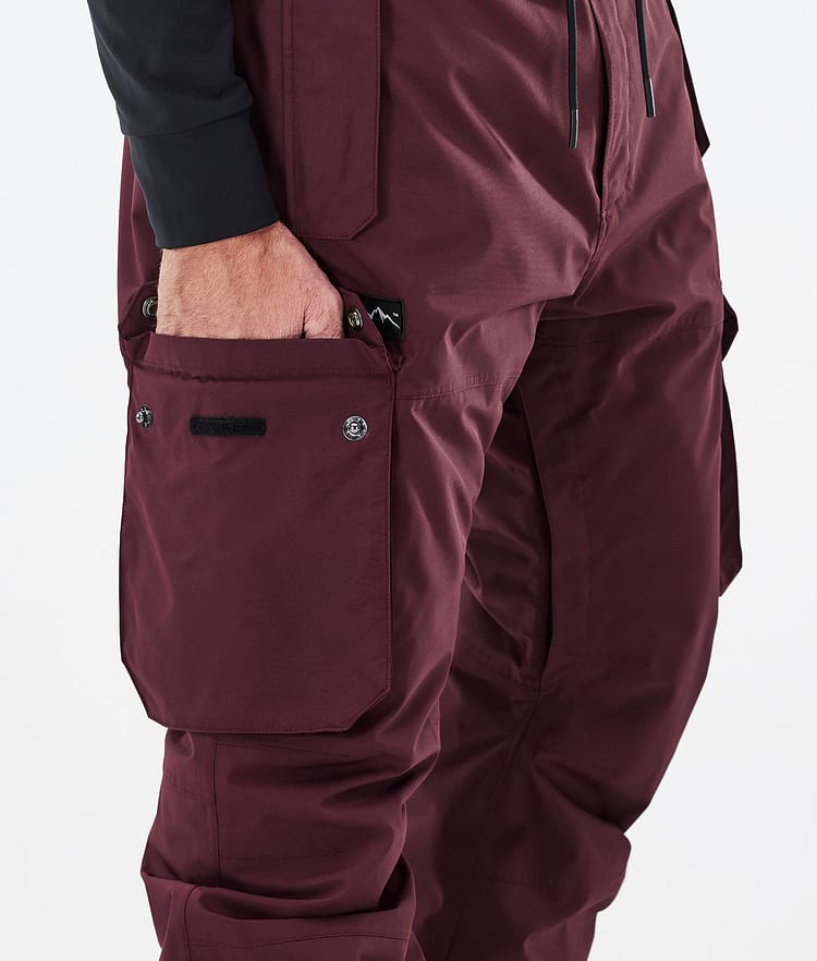 Iconic Kalhoty na Snowboard Pánské Don Burgundy Renewed, Obrázek 6 z 7