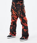 Iconic Snowboard Pants Men Paint Orange, Image 1 of 6