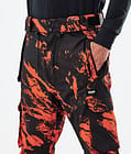 Iconic Snowboard Pants Men Paint Orange, Image 4 of 6