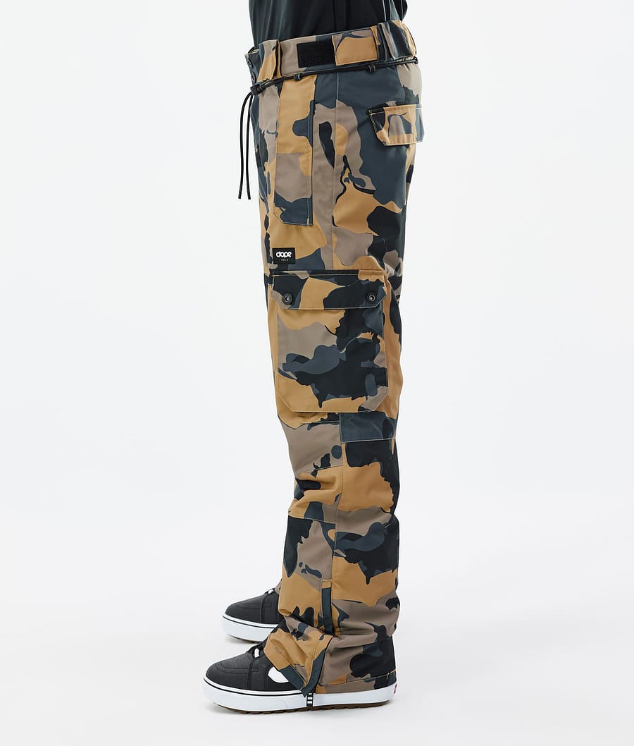 Iconic Snowboard Pants Men Walnut Camo