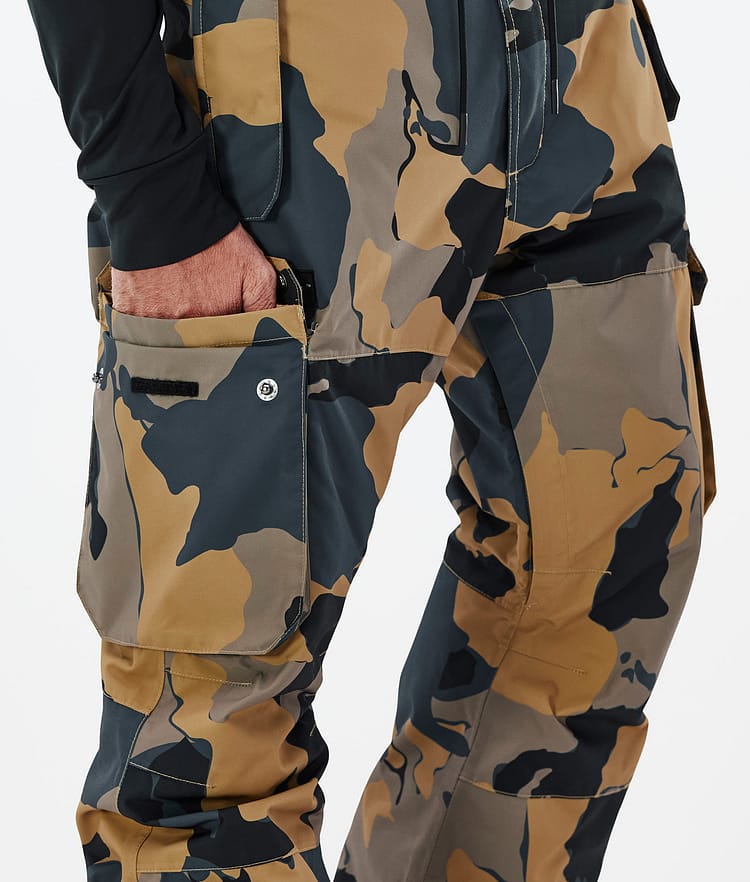 Iconic Pantalones Esquí Hombre Walnut Camo