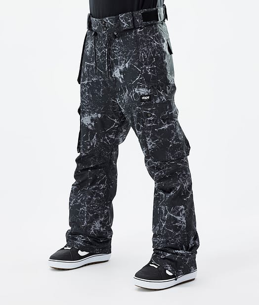 Iconic Pantaloni Snowboard Uomo Rock Black