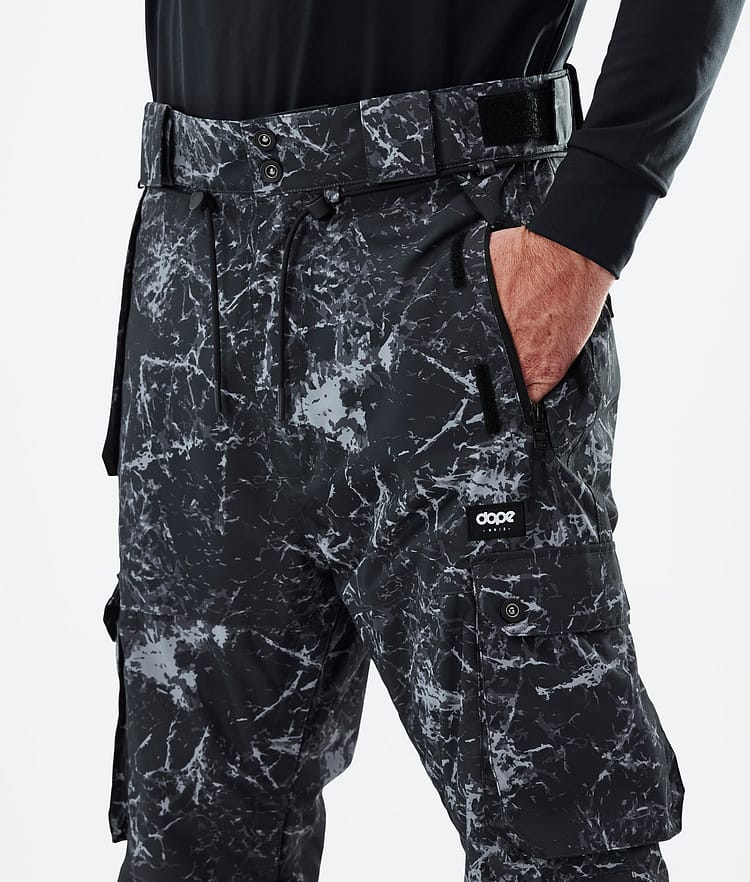 Iconic Pantaloni Snowboard Uomo Rock Black