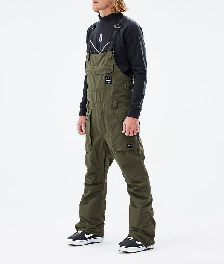 Notorious B.I.B 2022 Spodnie Snowboardowe Mężczyźni Olive Green, Zdjęcie 1 z 6