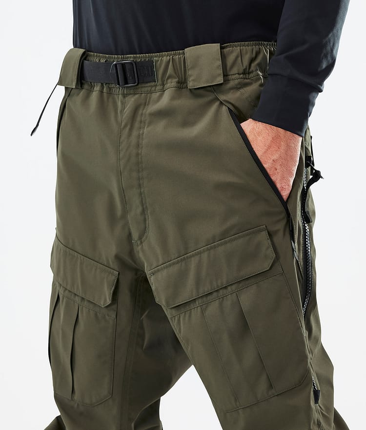 Antek 2022 Spodnie Snowboardowe Mężczyźni Olive Green, Zdjęcie 4 z 6