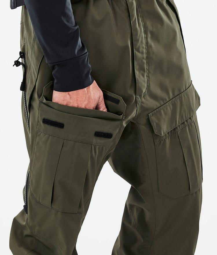 Antek 2022 Spodnie Snowboardowe Mężczyźni Olive Green, Zdjęcie 5 z 6