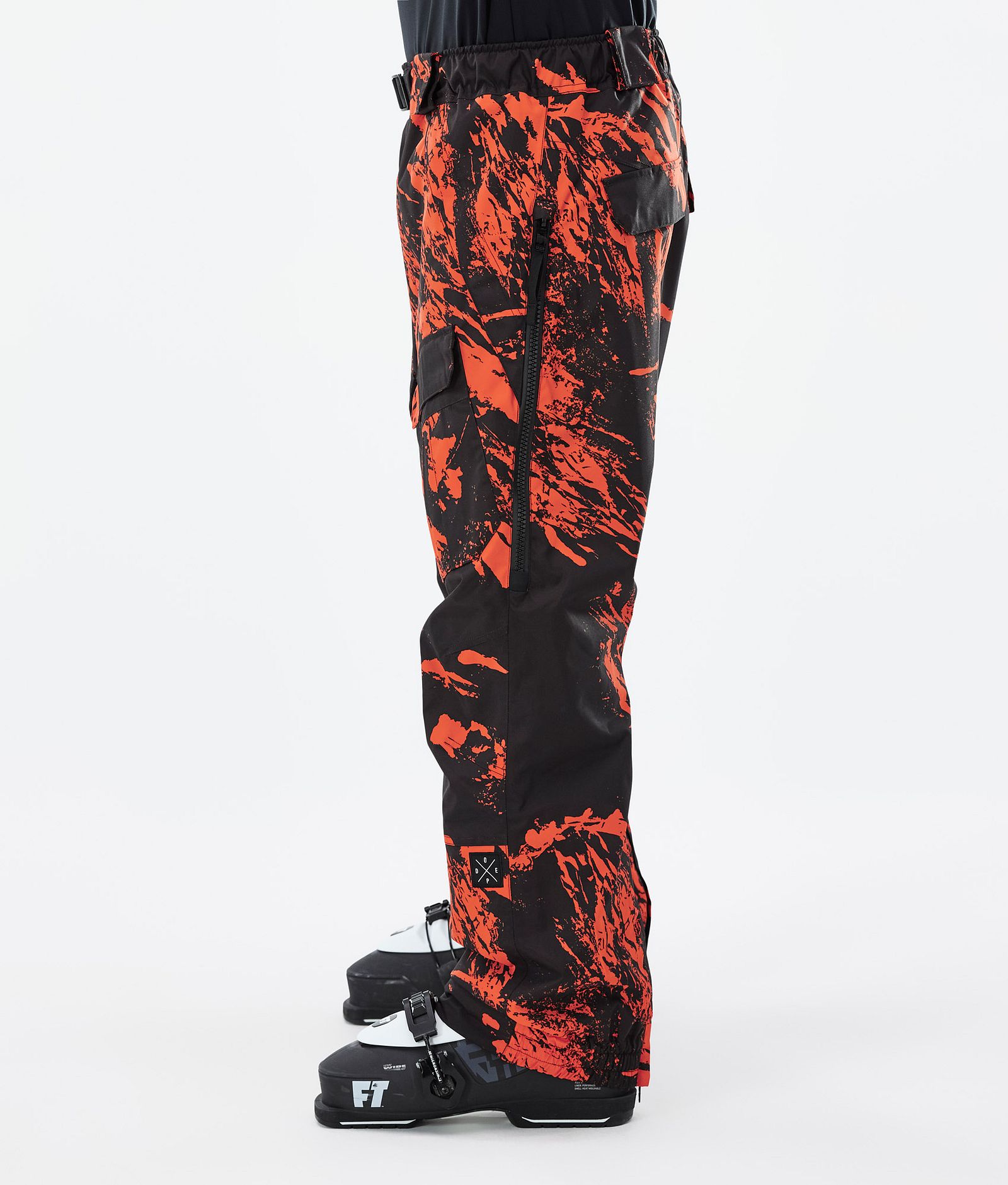Antek 2022 Pantalon de Ski Homme Paint Orange
