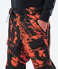 Antek 2022 Spodnie Snowboardowe Mężczyźni Paint Orange, Zdjęcie 4 z 6