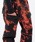 Antek 2022 Spodnie Snowboardowe Mężczyźni Paint Orange, Zdjęcie 5 z 6