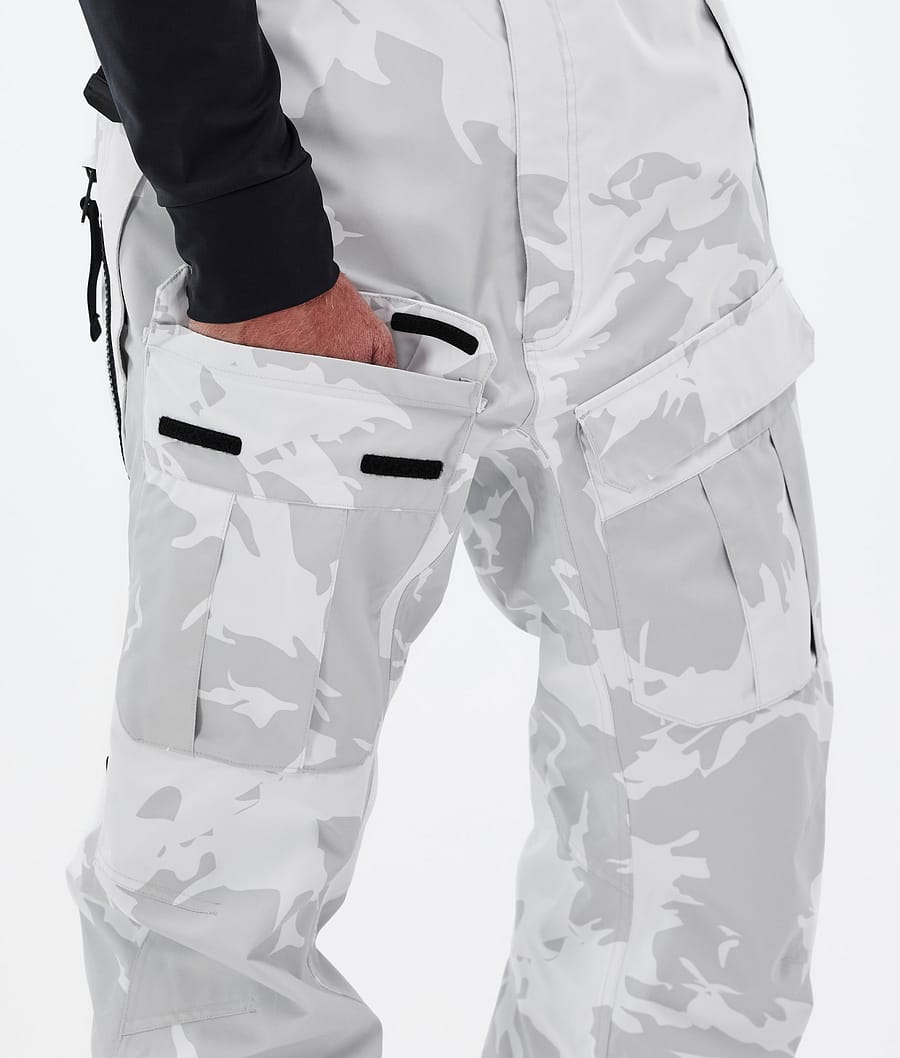 Antek 2022 Kalhoty na Snowboard Pánské Grey Camo