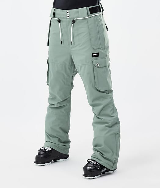 Iconic W Pantalon de Ski Femme Faded Green