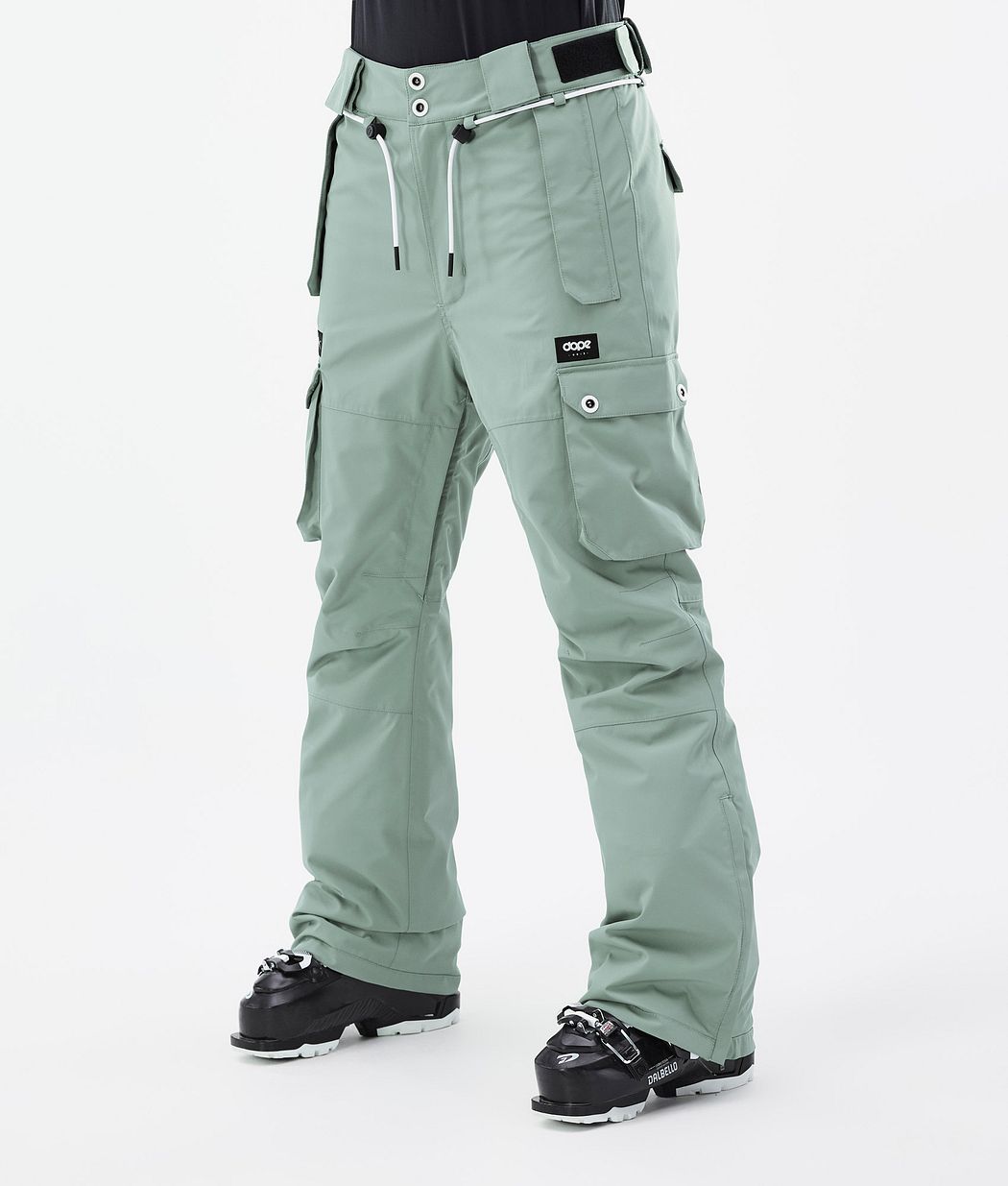 Iconic W Ski Pants Women Faded Green