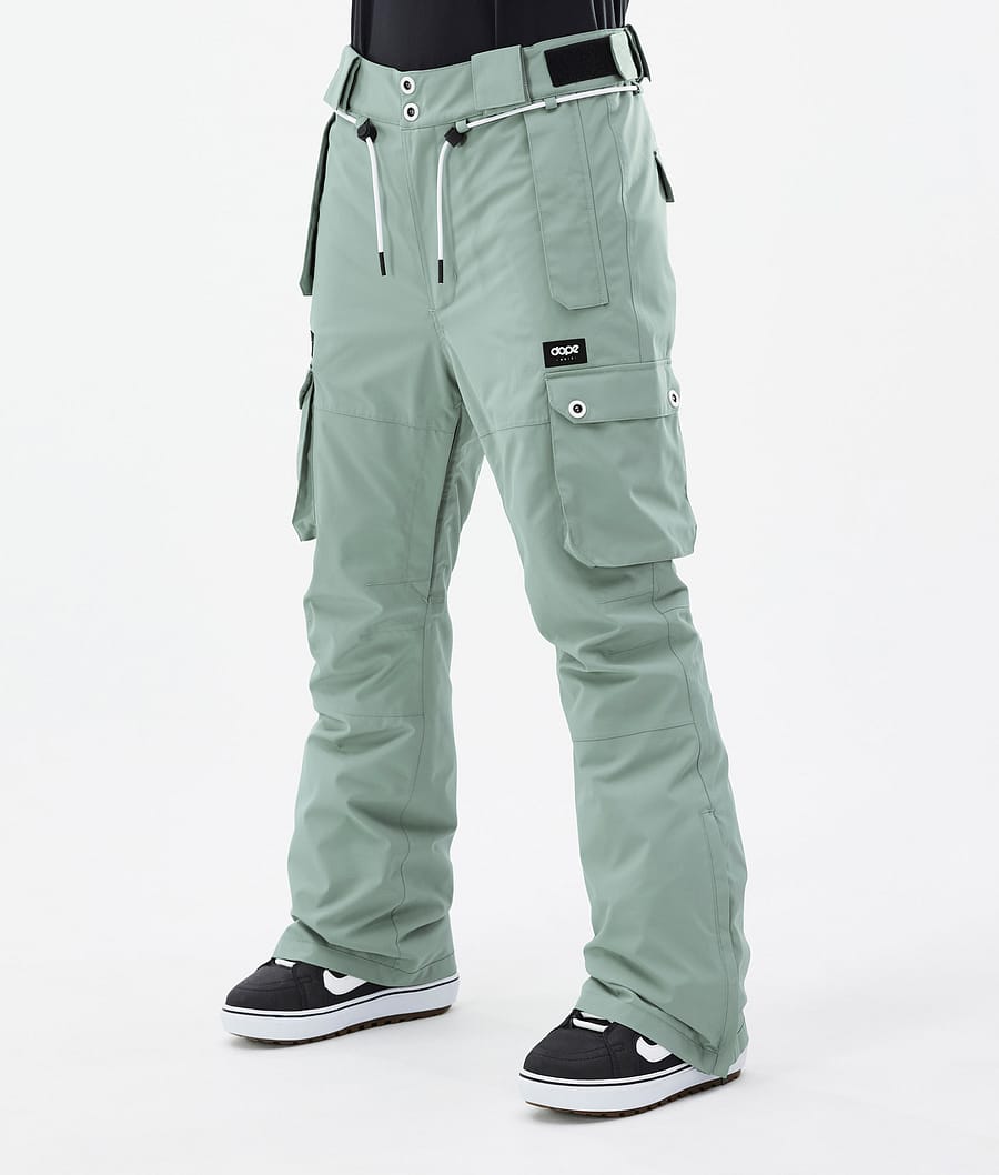 Iconic W Pantalon de Snowboard Femme Faded Green