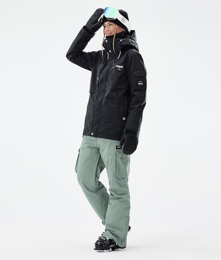 Iconic W Ski Pants Women Faded Green