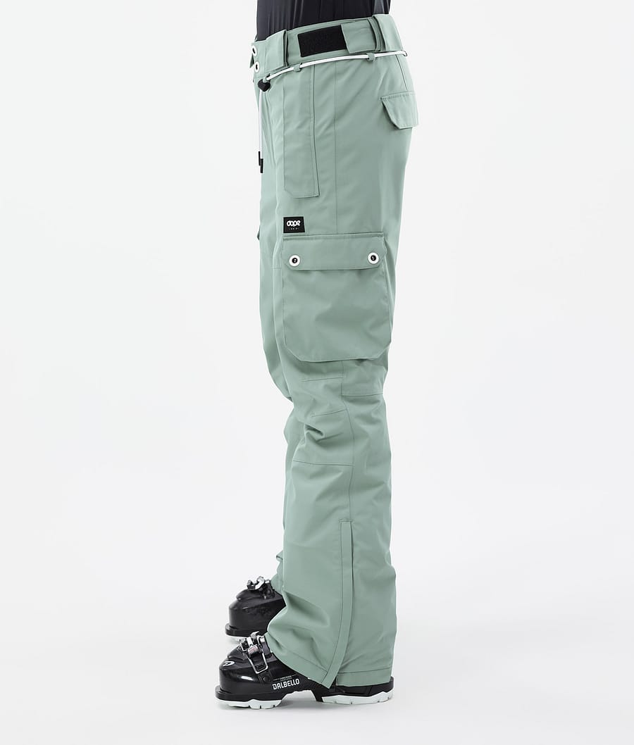 Iconic W Ski Pants Women Faded Green