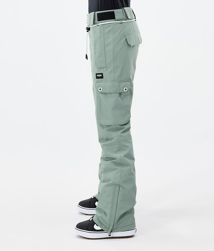 Iconic W Snowboard Broek Dames Faded Green Renewed, Afbeelding 3 van 7