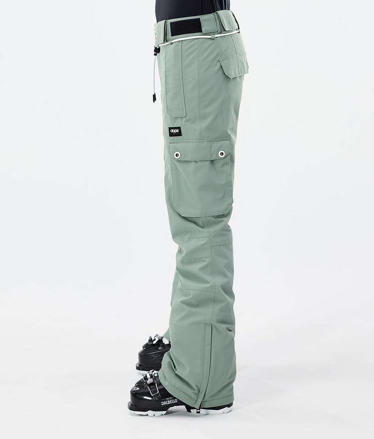 Iconic W Ski Pants Women Faded Green, Image 3 of 7