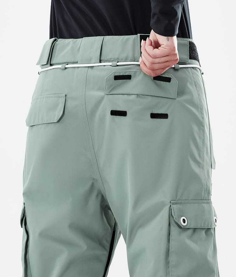 Iconic W Pantalon de Ski Femme Faded Green