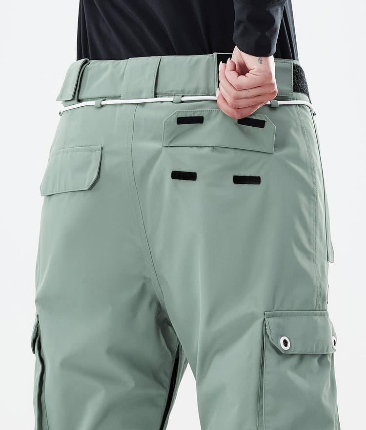 Iconic W Snowboard Pants Women Faded Green, Image 7 of 7