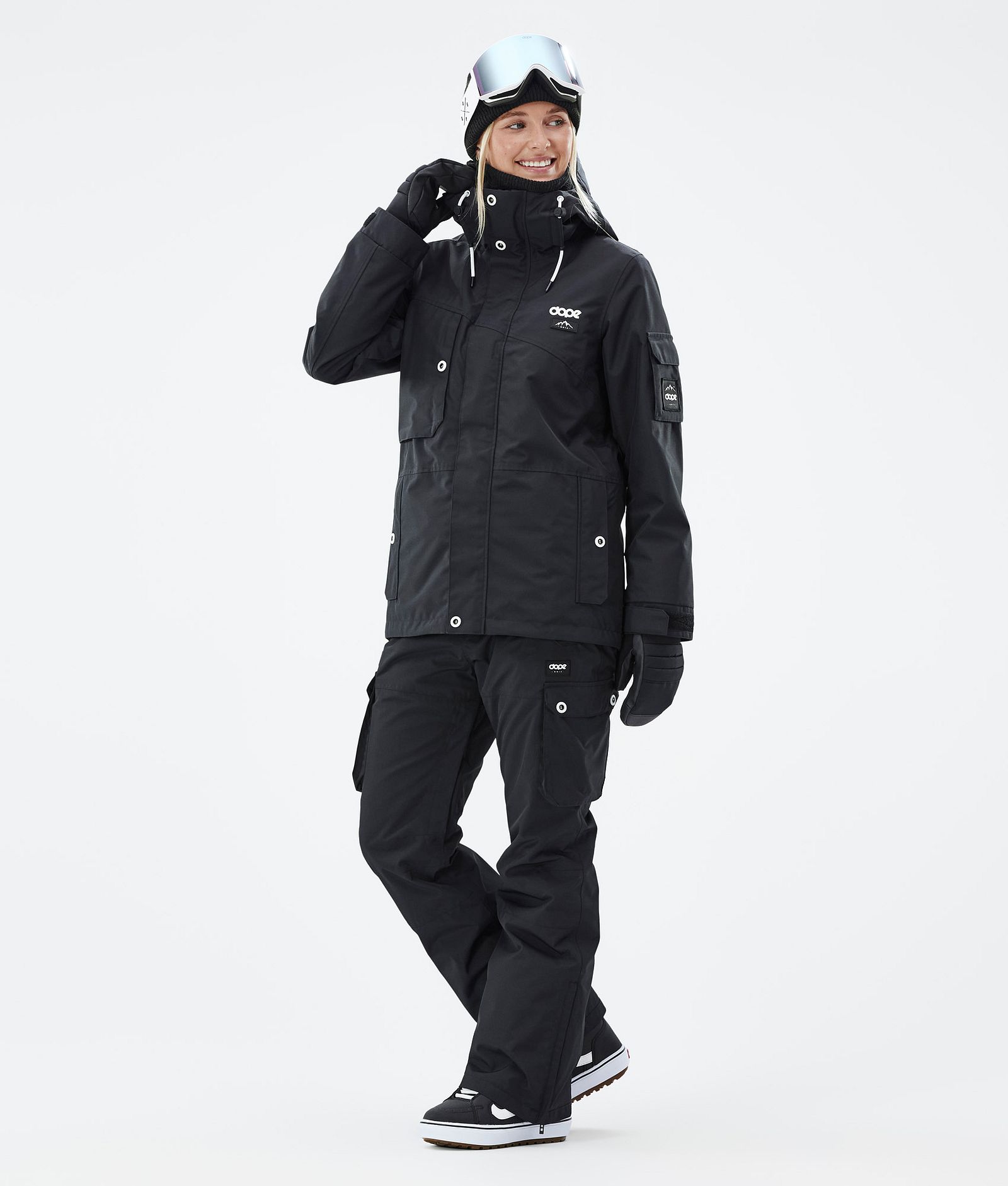 Iconic W Pantalones Snowboard Mujer Black, Imagen 2 de 7