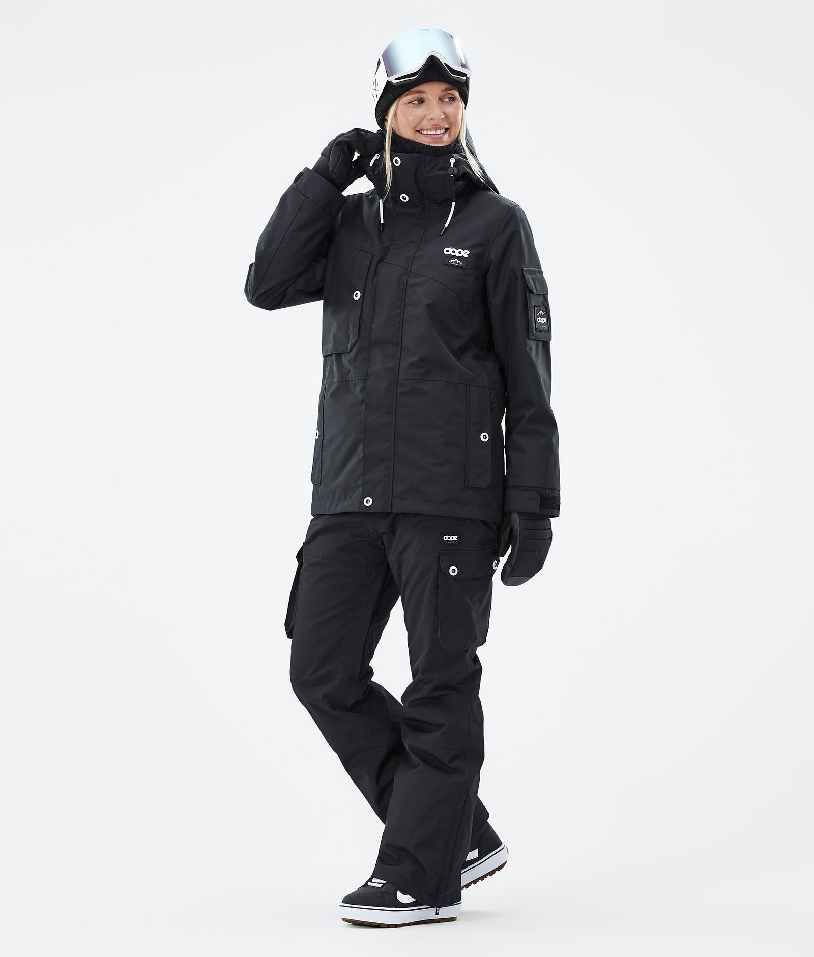 Iconic W Pantalon de Snowboard Femme Black
