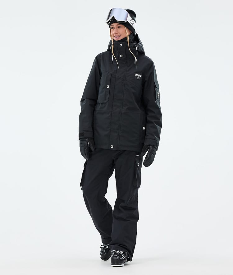Iconic W Skibukse Dame Black, Image 2 of 7