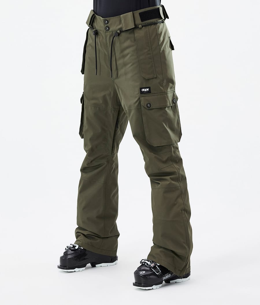 Iconic W Lyžařské Kalhoty Dámské Olive Green