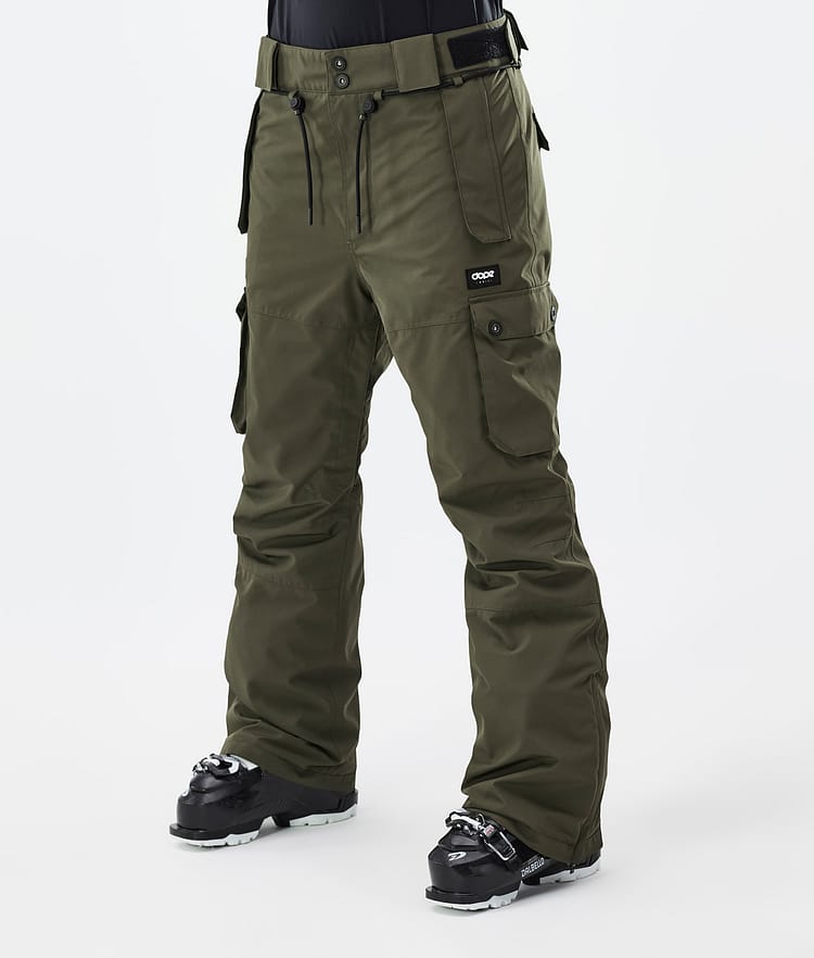 Iconic W Pantalon de Ski Femme Olive Green, Image 1 sur 7