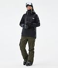 Iconic W Pantalon de Ski Femme Olive Green, Image 2 sur 7