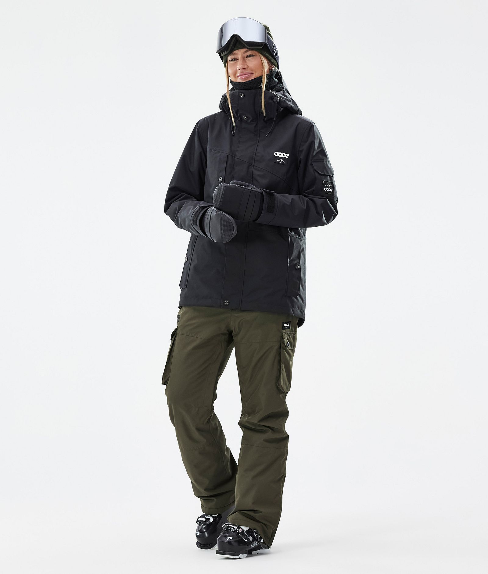 Iconic W Skidbyxa Dam Olive Green, Bild 2 av 7