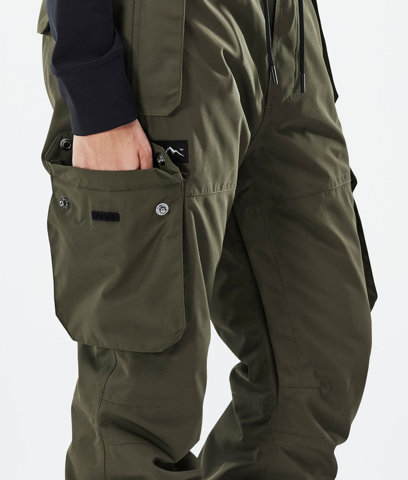 Iconic W Pantaloni Snowboard Donna Olive Green, Immagine 6 di 7