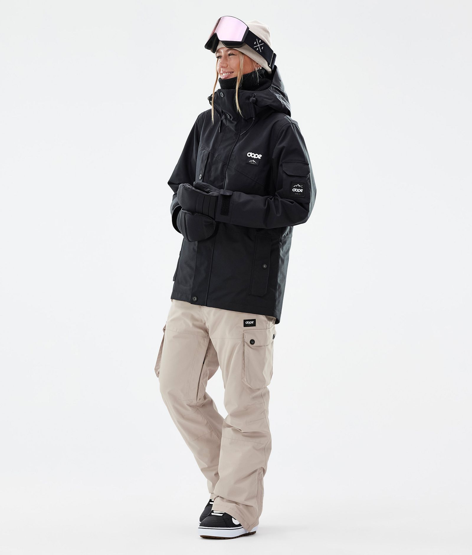 Iconic W Pantalones Snowboard Mujer Sand, Imagen 2 de 7