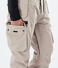 Iconic W Pantalon de Ski Femme Sand, Image 6 sur 7