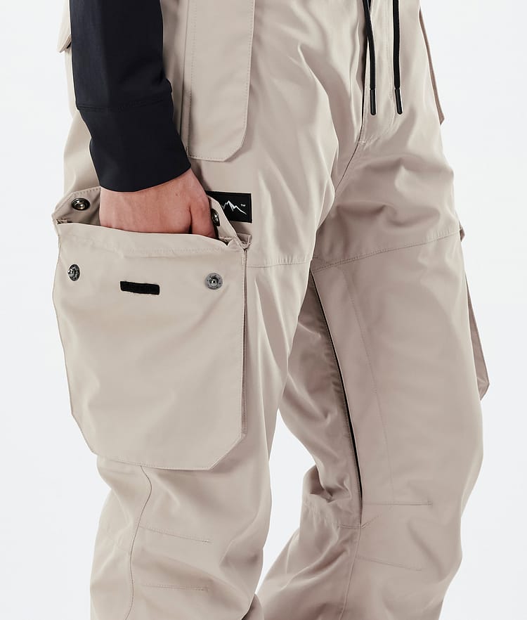 Iconic W Pantaloni Snowboard Donna Sand, Immagine 6 di 7