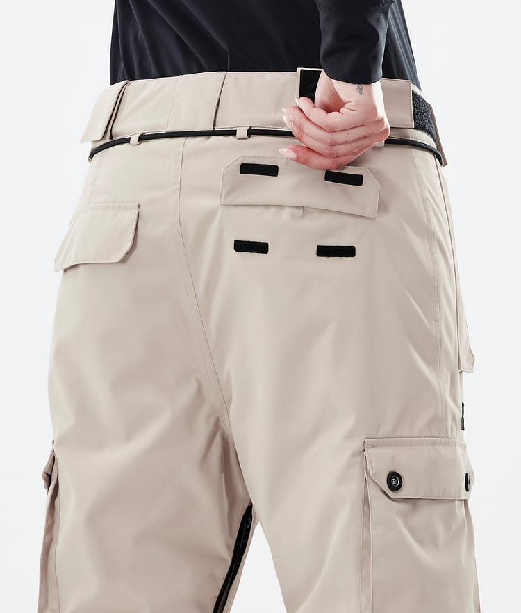 Iconic W Pantaloni Snowboard Donna Sand, Immagine 7 di 7