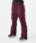 Iconic W Pantalon de Snowboard Femme Don Burgundy Renewed, Image 1 sur 7