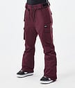 Iconic W Pantalones Snowboard Mujer Don Burgundy