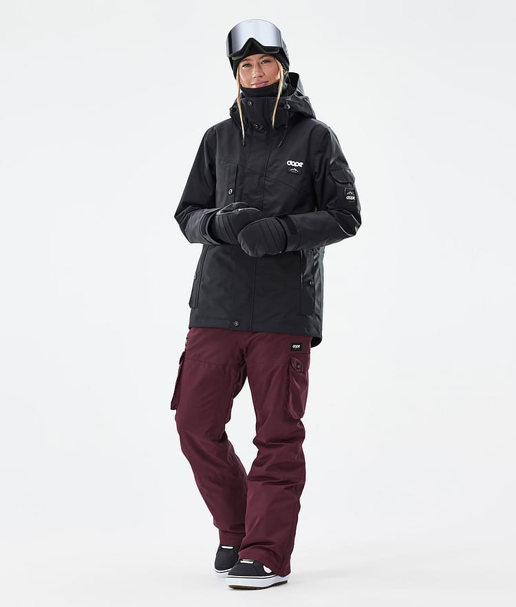 Iconic W Lumilautailuhousut Naiset Don Burgundy, Kuva 2 / 7