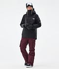 Iconic W Spodnie Snowboardowe Kobiety Don Burgundy