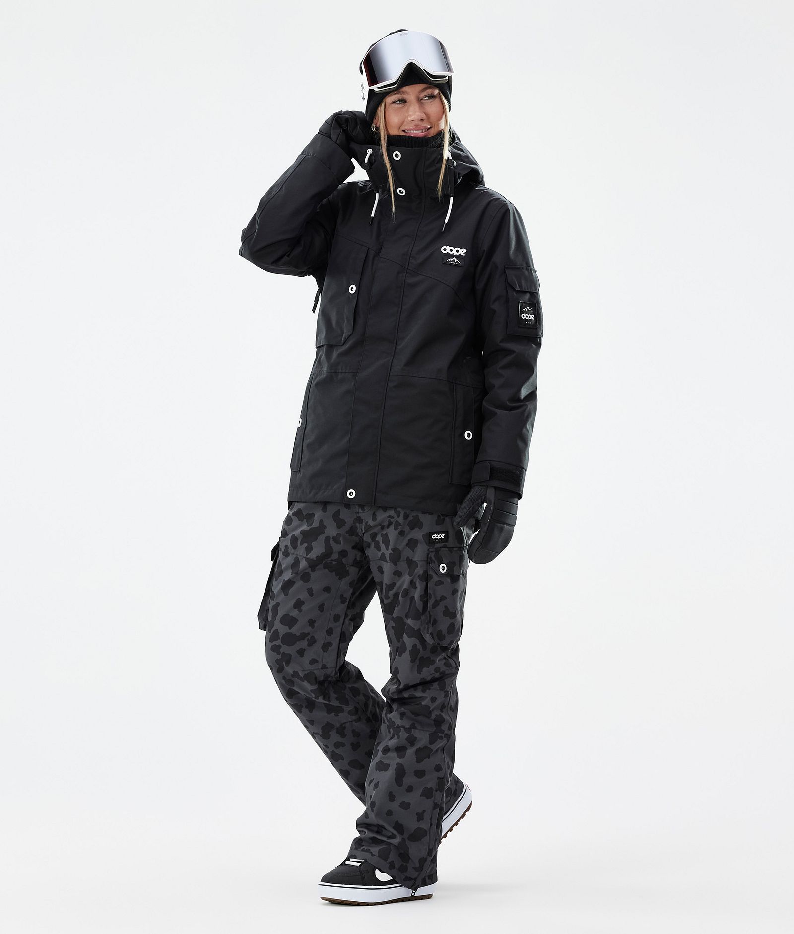 Iconic W Snowboard Broek Dames Dots Phantom Renewed, Afbeelding 2 van 7